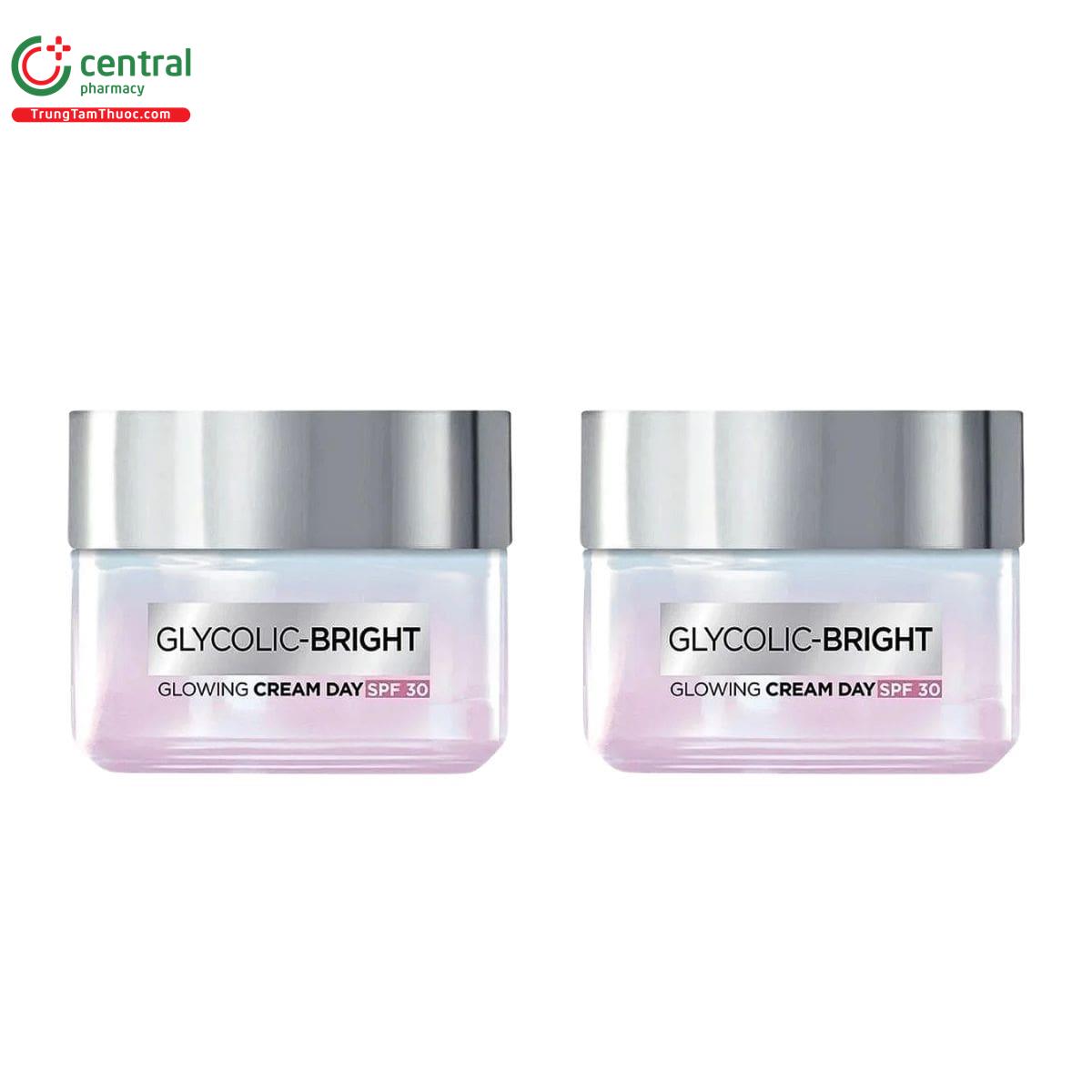 loreal glycolic bright glowing cream day 4 R6835