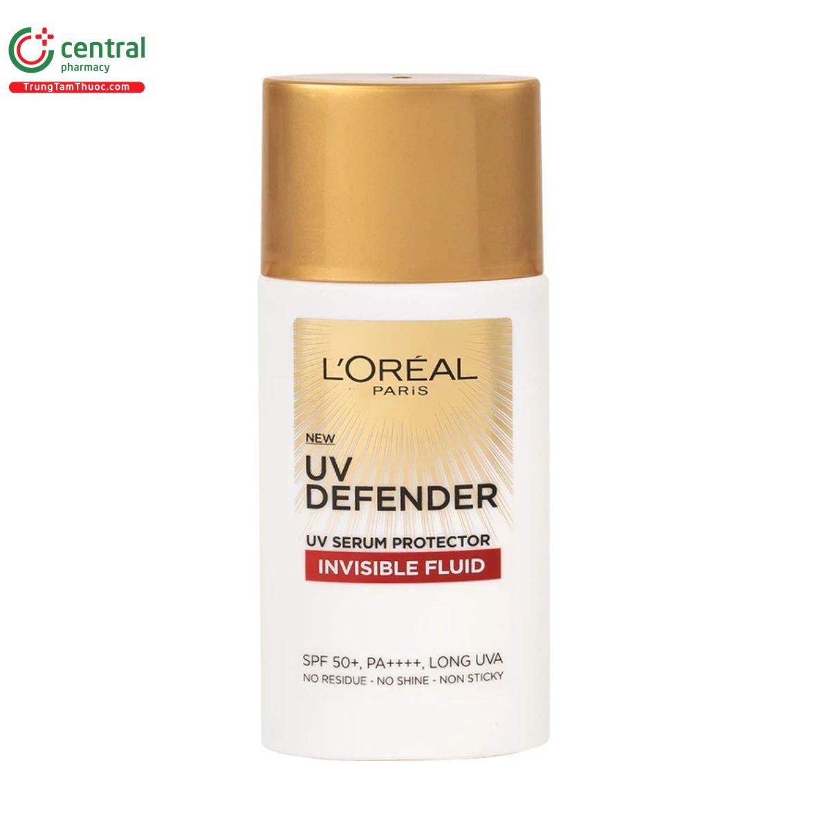 loreal uv defender uv serum protector invisible fluid spf 50 pa 2 E1557