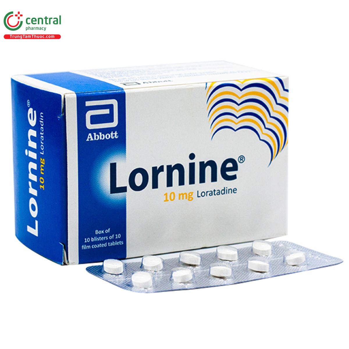 Thuốc Lornine 10mg Abbott - Chỉ định viêm mũi dị ứng, viêm kết mạc dị ứng