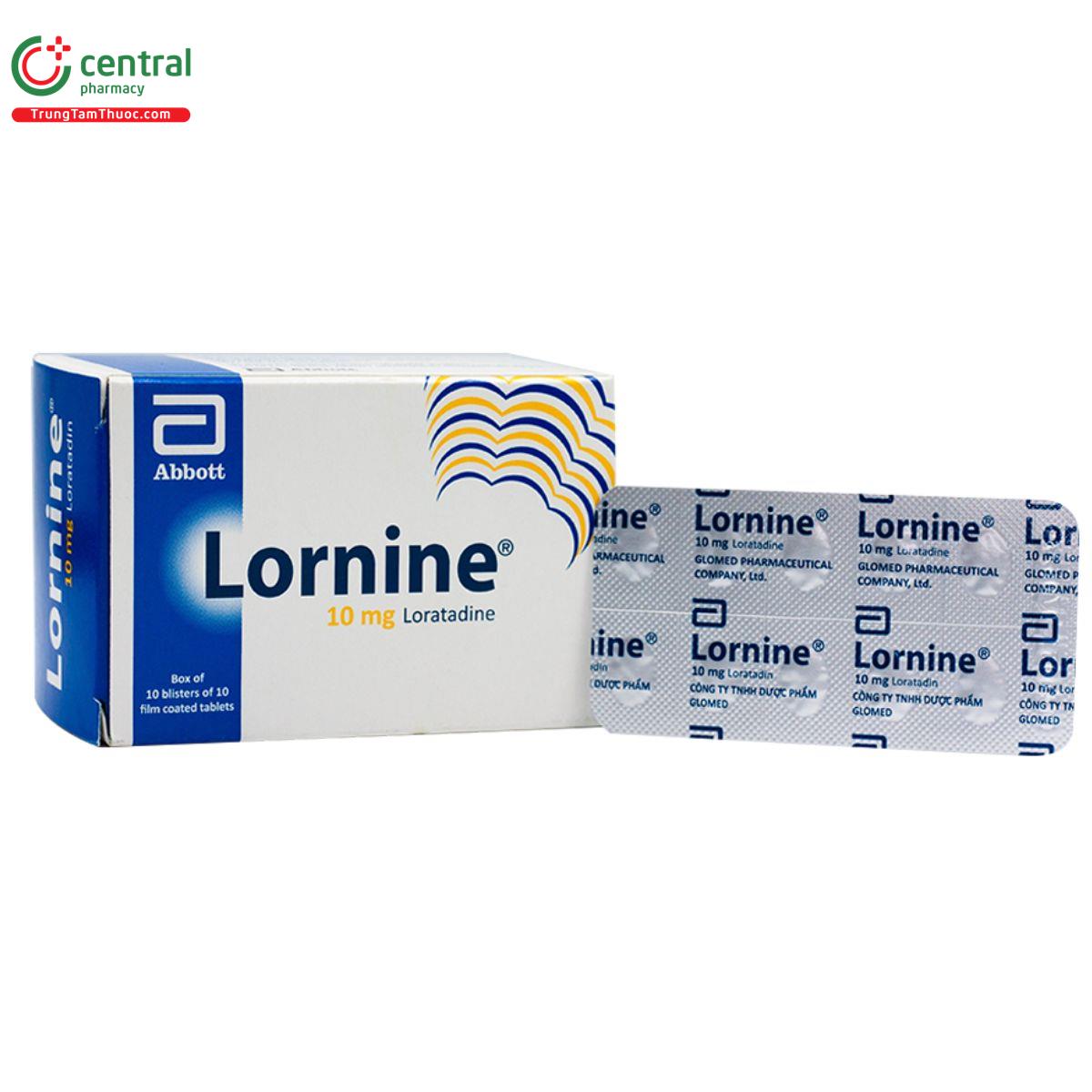 Thuốc Lornine 10mg Abbott - Chỉ định viêm mũi dị ứng, viêm kết mạc dị ứng