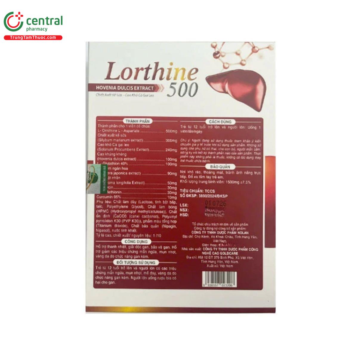 lorthine 500 2 O5014 lorthine 500 2 O5014
