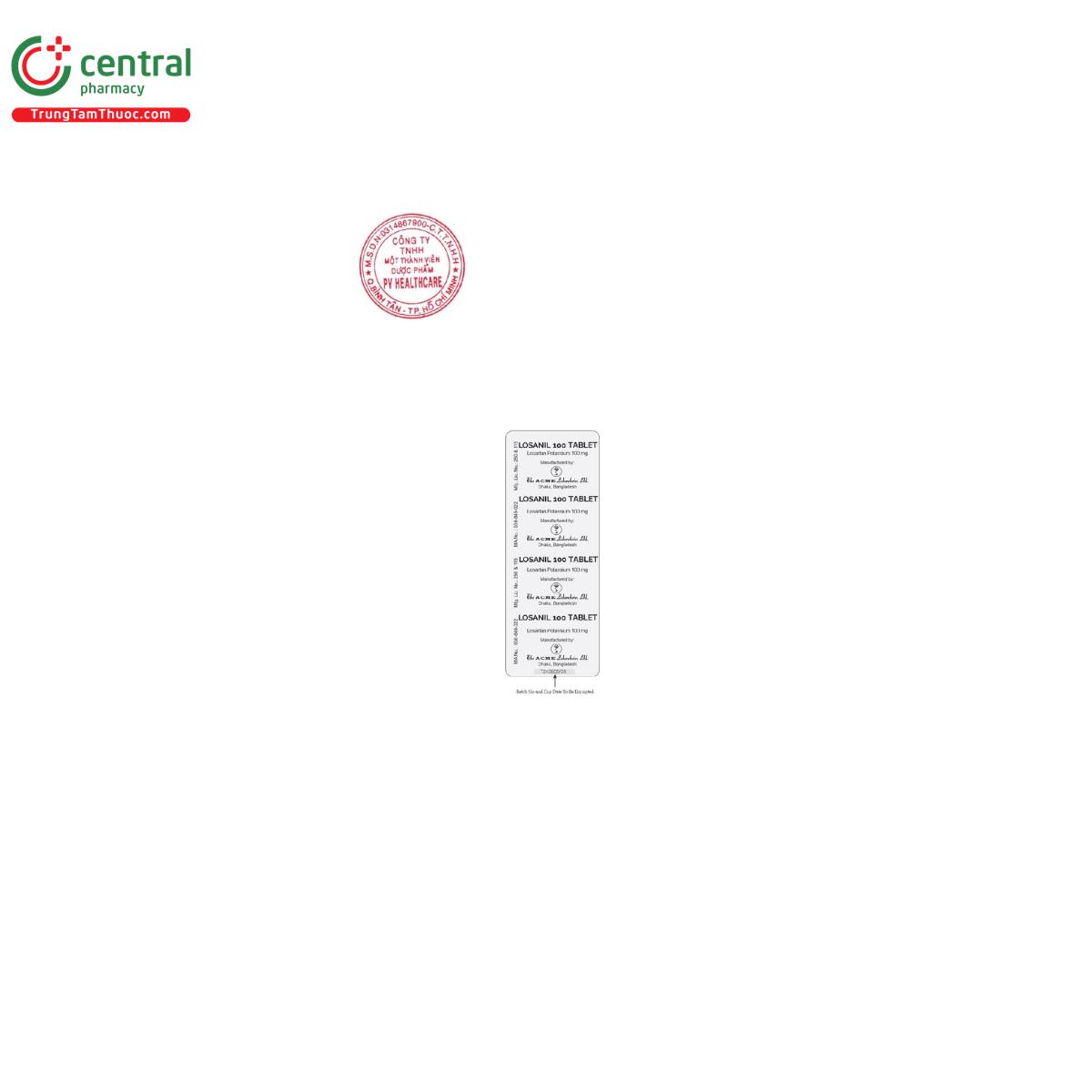 losanil 100 tablet 3 H2714 losanil 100 tablet 3 H2714