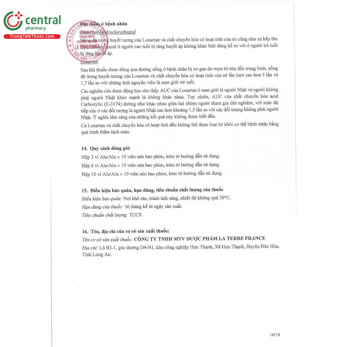 losarplus ltf 19 K4024