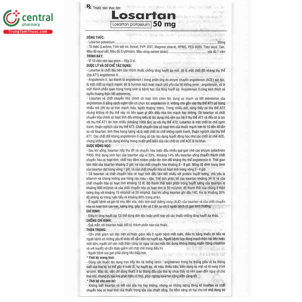 losartan 50mg tvpharm 12 E1382