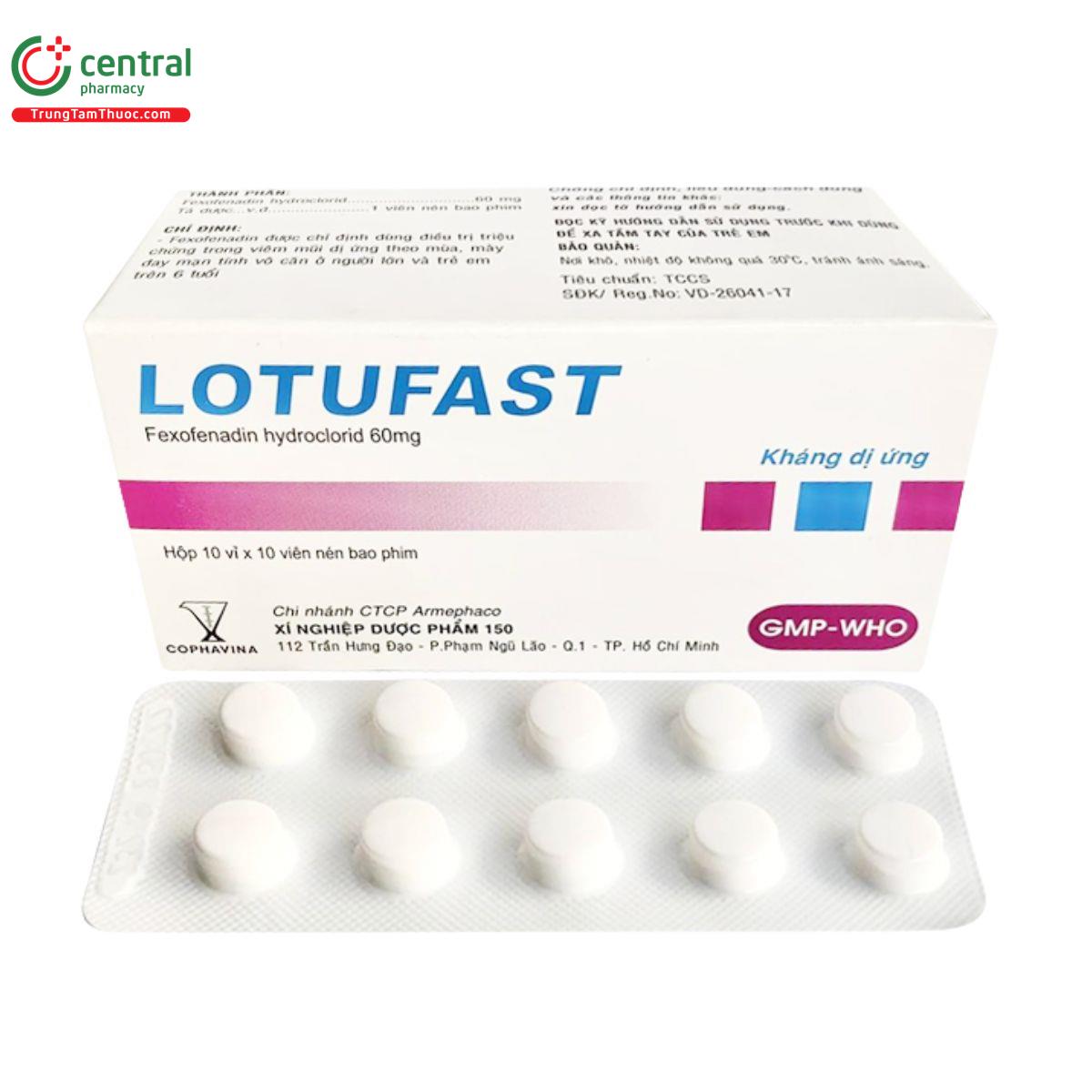 lotufast 60mg 1 O6667 lotufast 60mg 1 O6667