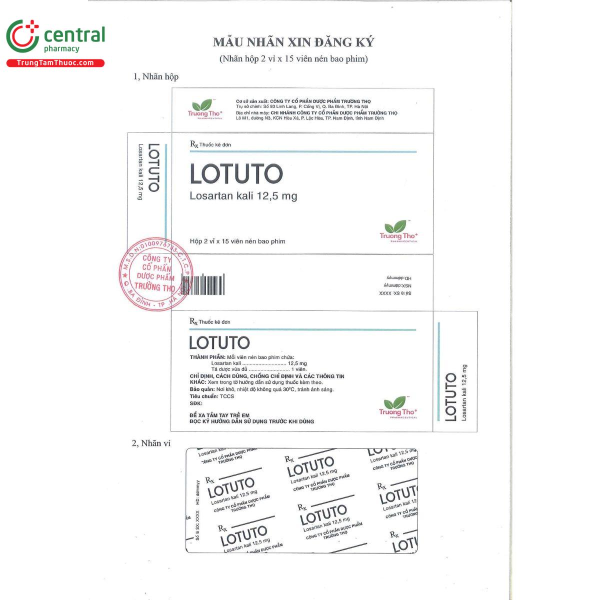 lotuto 125mg 2 R7357