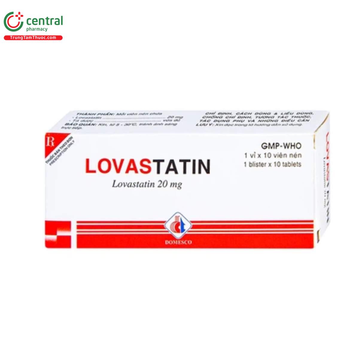 lovastatin 20 mg domesco 4 D1048