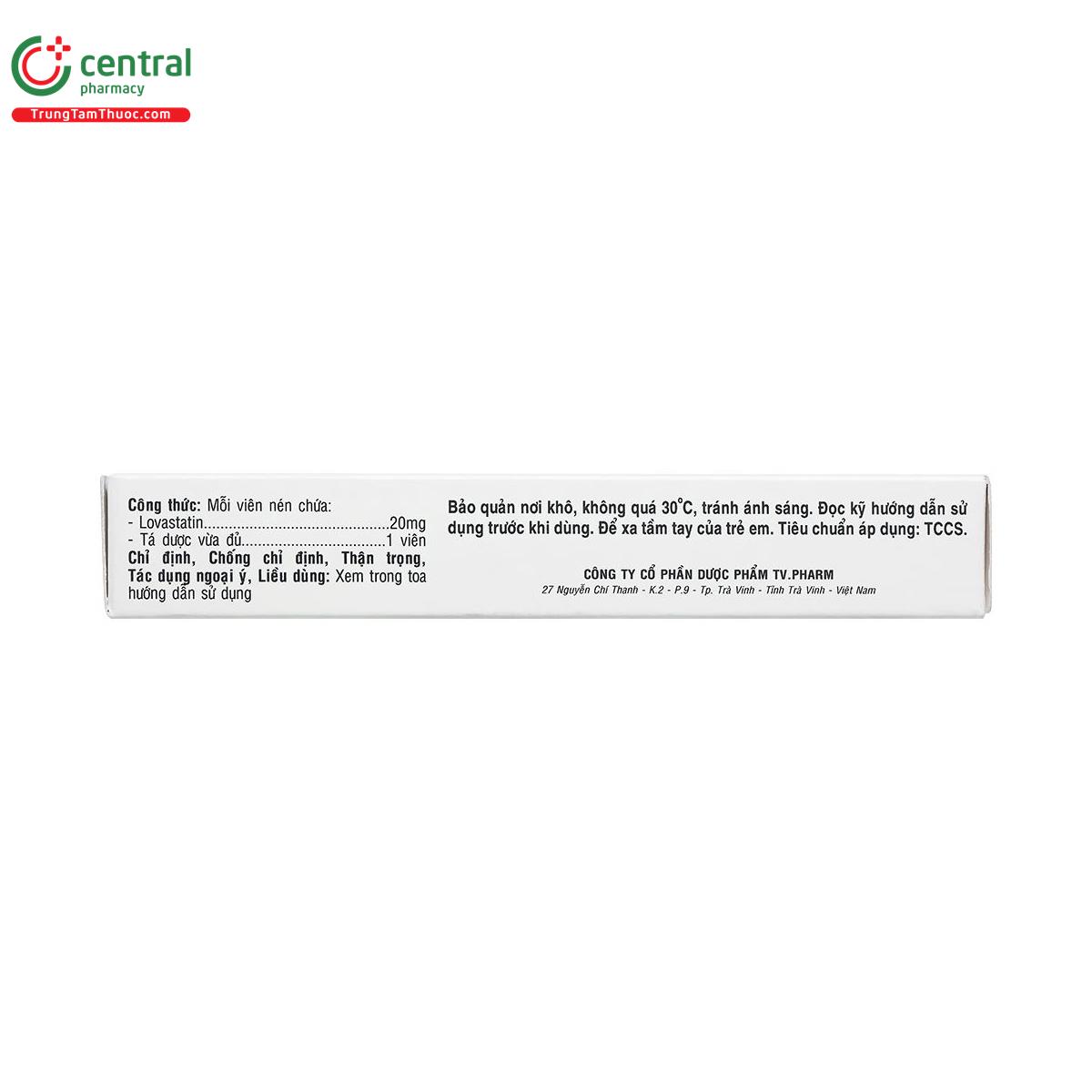 lovastatin tv pharm 20mg 5 A0030