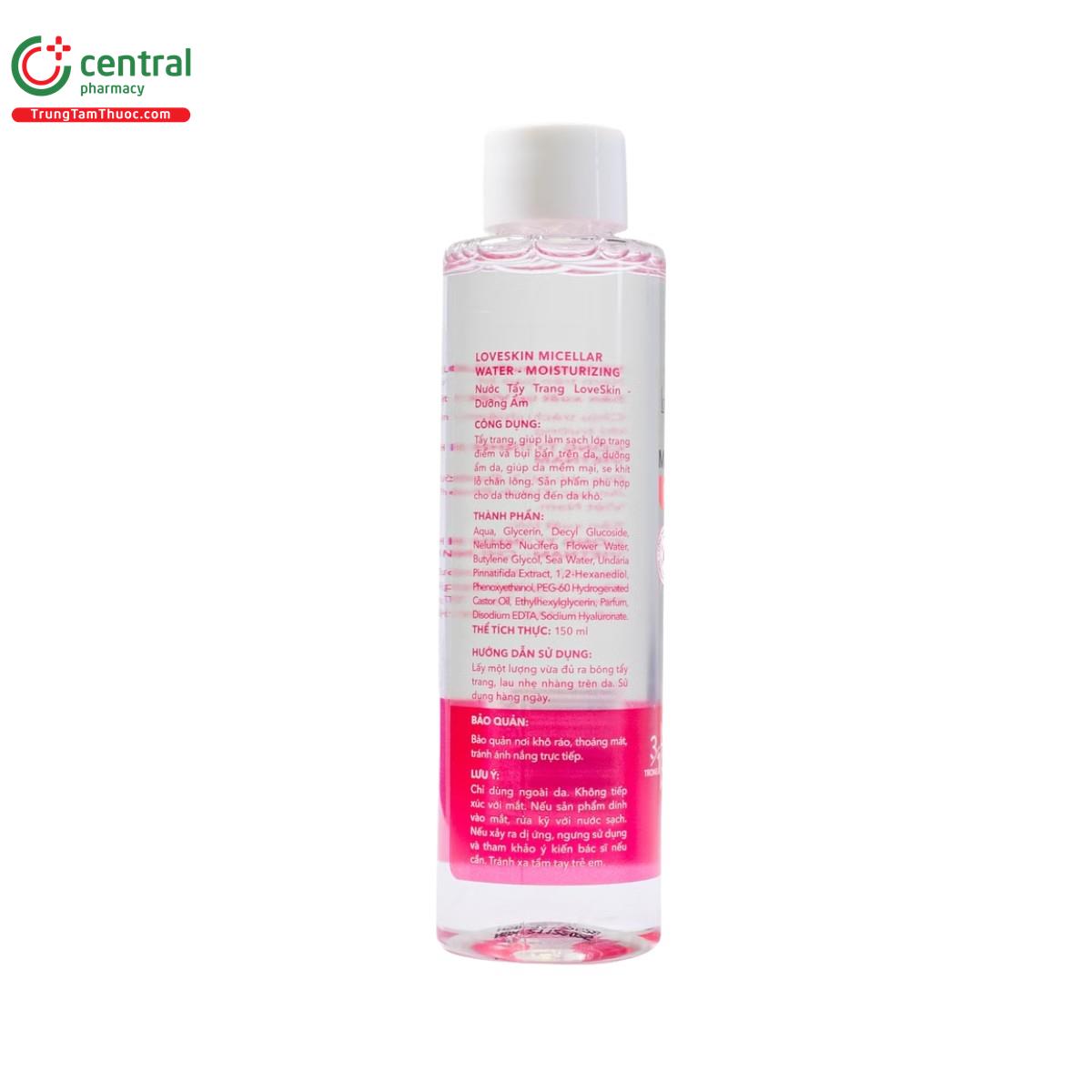 loveskin micellar water moisturizing 4 N5767