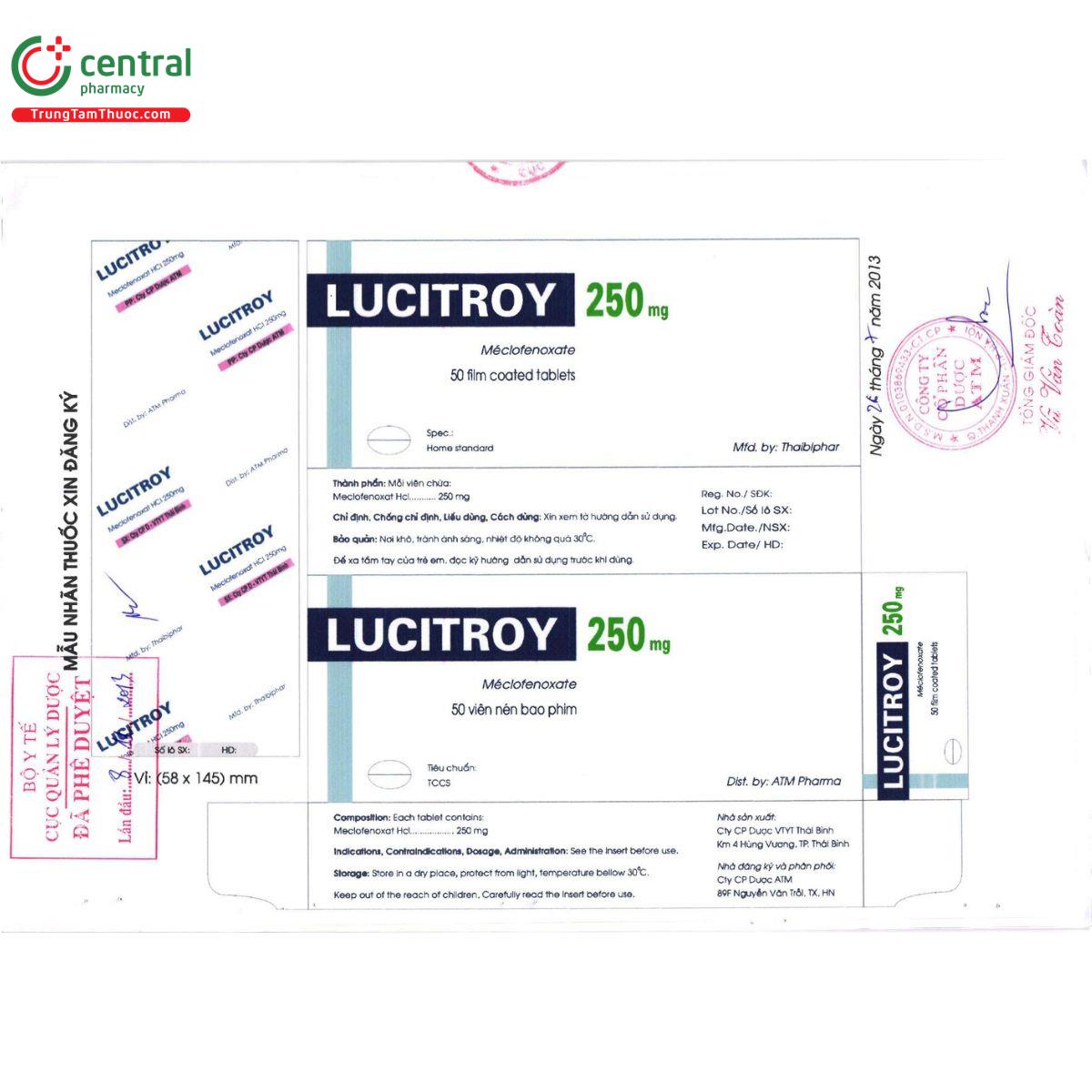 lucitroy 250mg 3 K4168 lucitroy 250mg 3 K4168