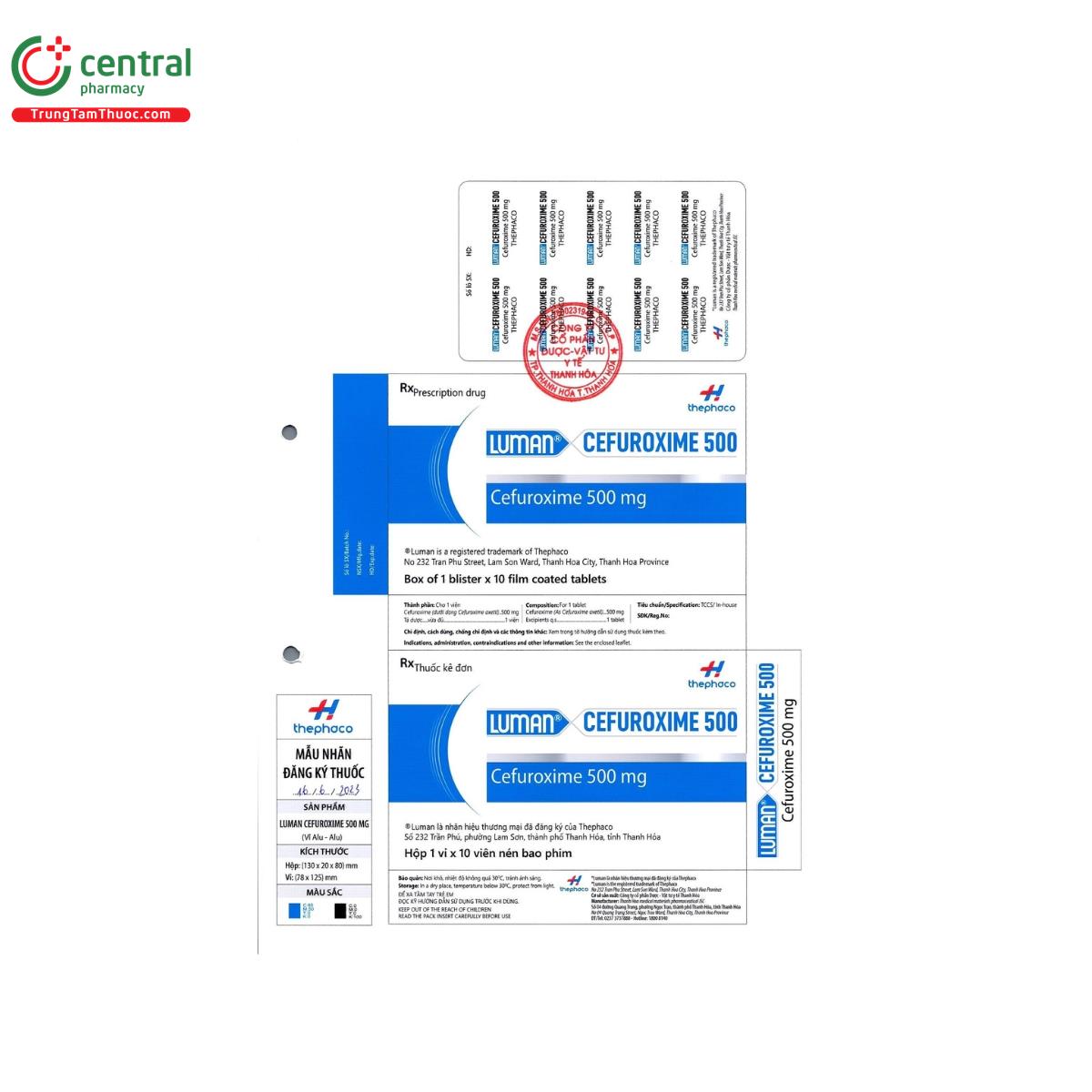 luman cefuroxime 500mg 2 C0250 luman cefuroxime 500mg 2 C0250