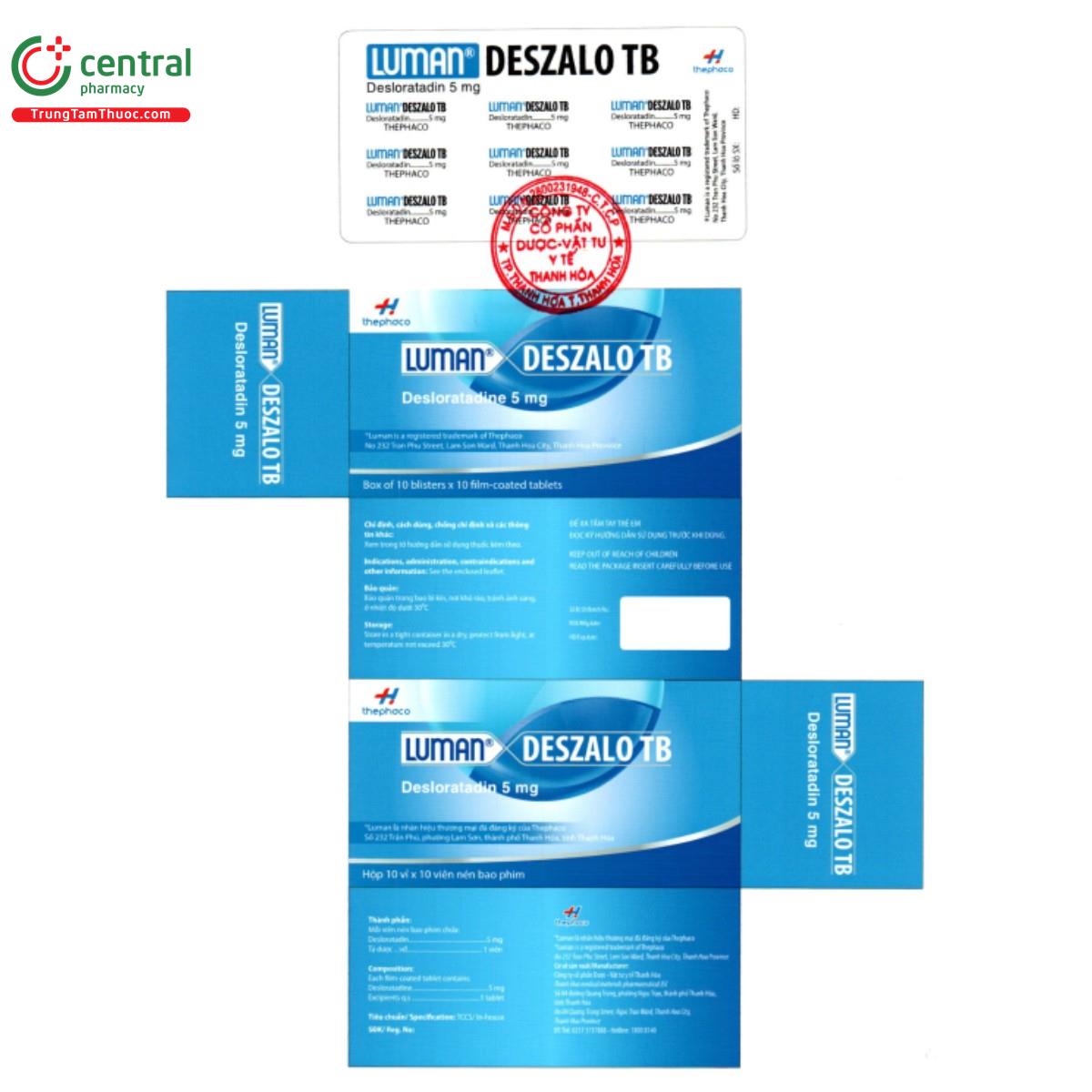 luman deszalo tb 5mg 5 Q6664 luman deszalo tb 5mg 5 Q6664