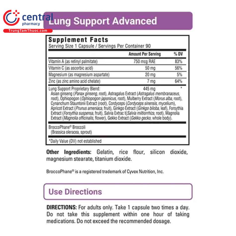 lung support advance 3 S7426