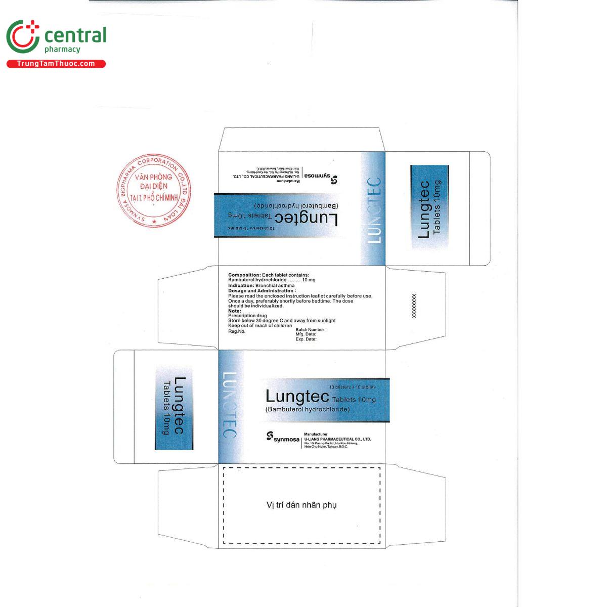 lungtec tablets 10mg 3 D1483