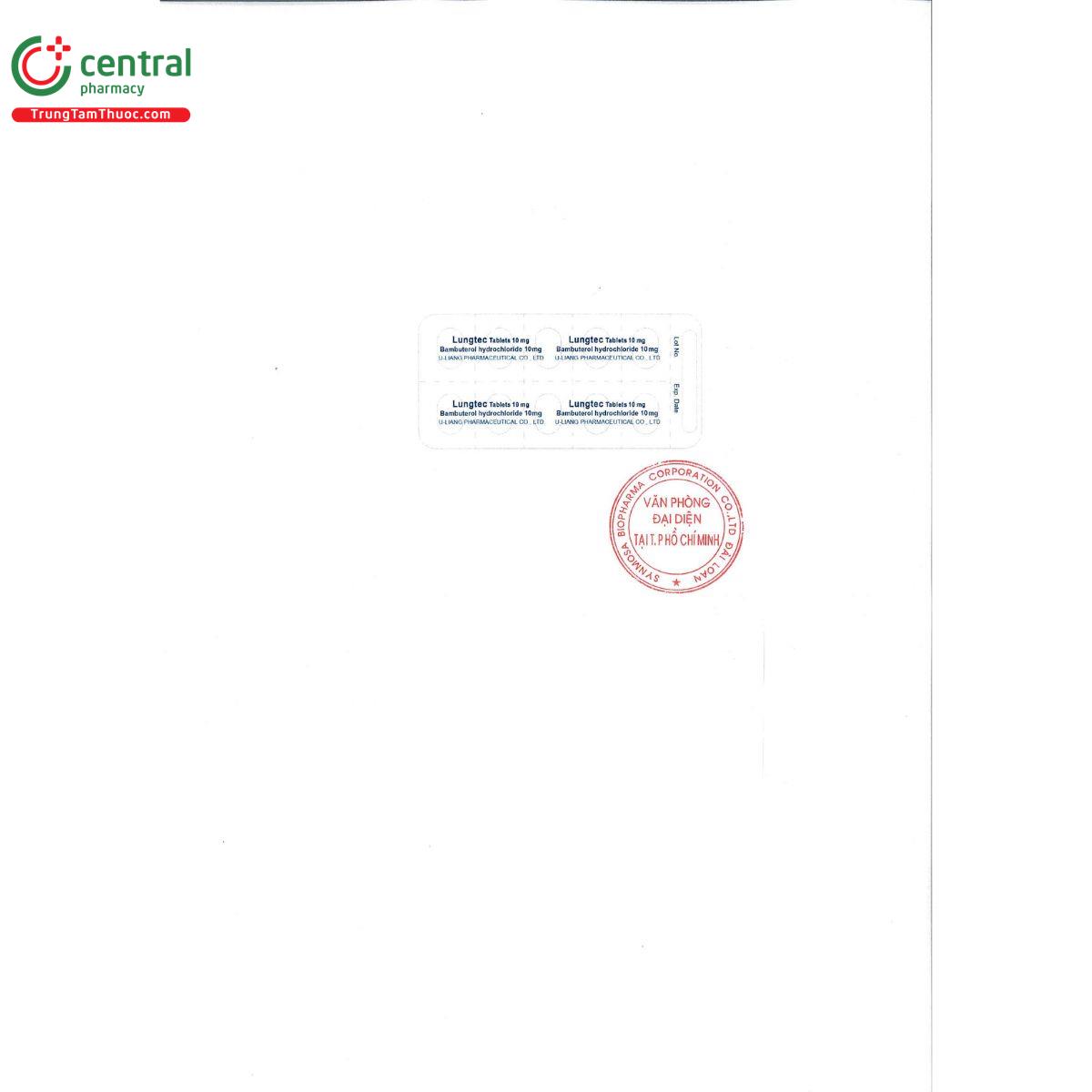 lungtec tablets 10mg 4 N5677