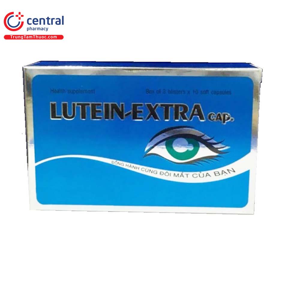 Thuốc Lutein-Extra Cap: tác dụng, liều dùng, lưu ý khi sử dụng