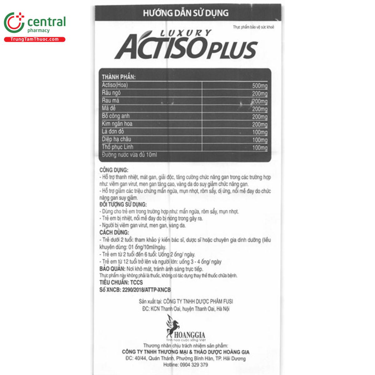 luxury actiso plus 1 S7562