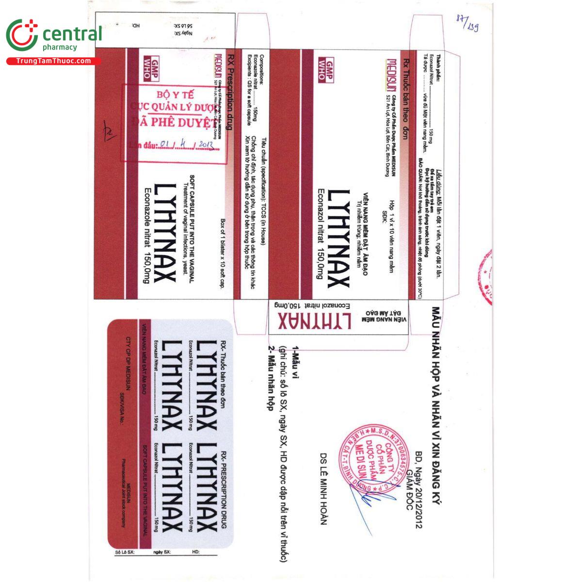 lyhynax 150mg 3 S7442
