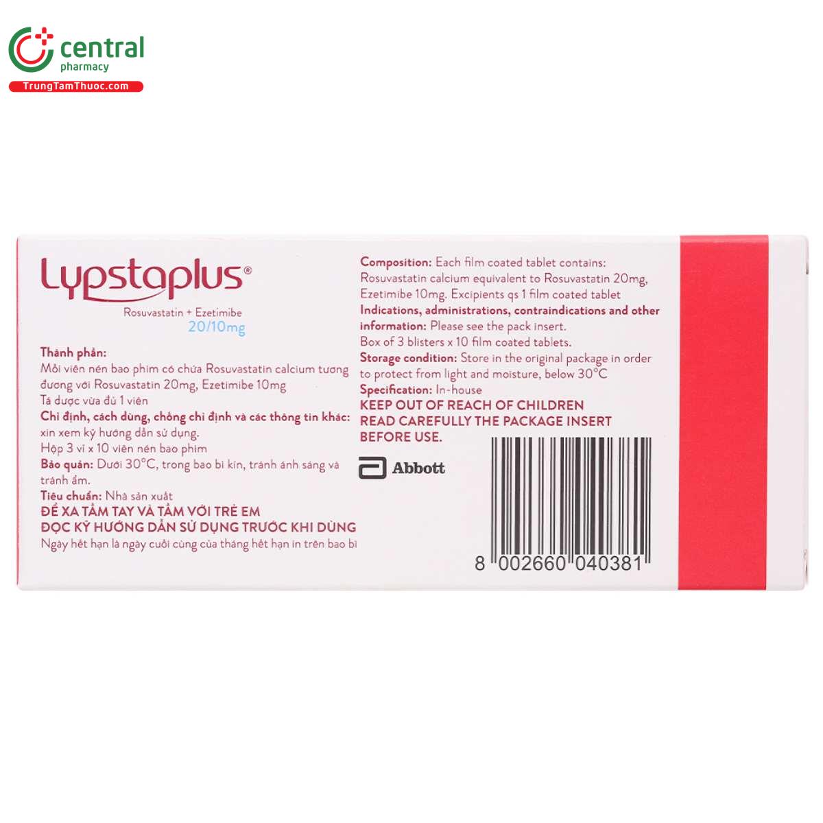 lypstaplus 20 10 mg 2 O5550