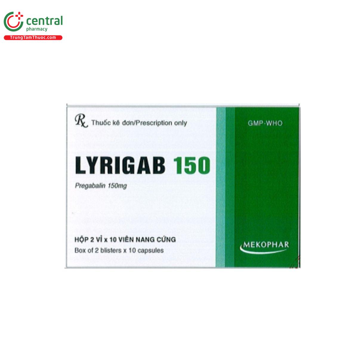 lyrigab 150mg 2 D1534