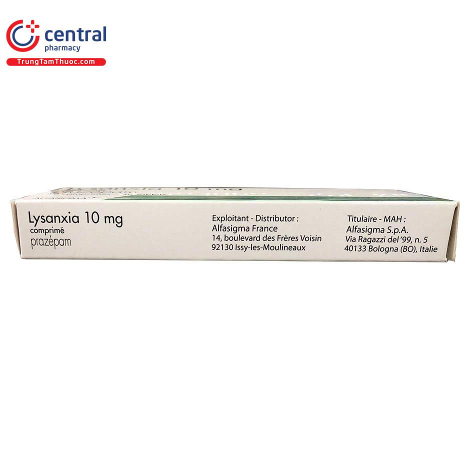 lysanxia 10mg alfasigma 5 H3304