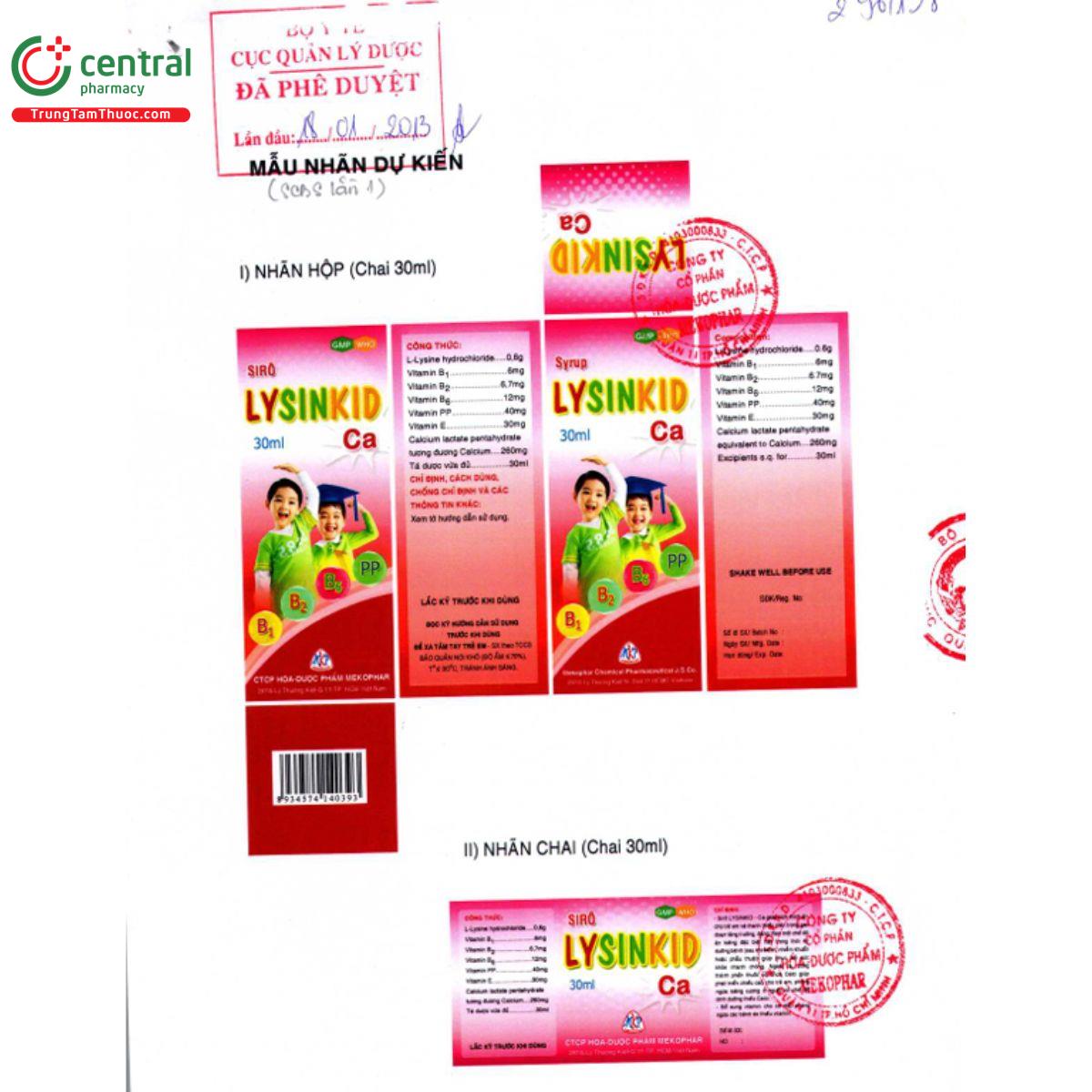 lysinkid ca 4 L4631 lysinkid ca 4 L4631