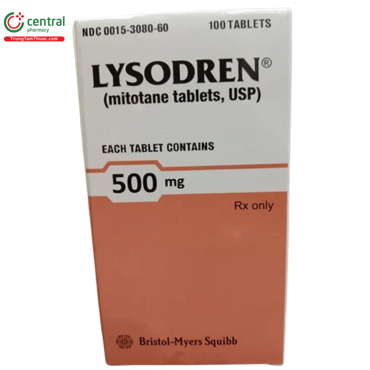 lysodren 500mg bristol myers squibb 2 L4700