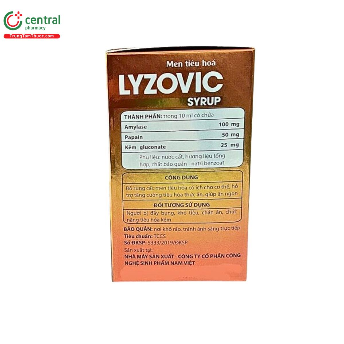 lyzovic syrup 5 I3320 lyzovic syrup 5 I3320