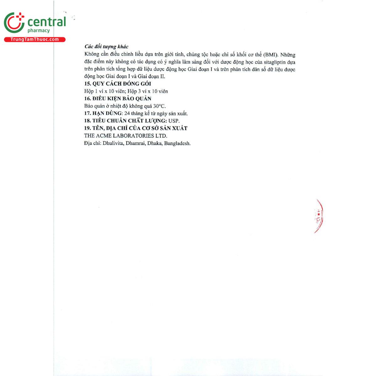 m sitacure 50 tablet 12 P6812