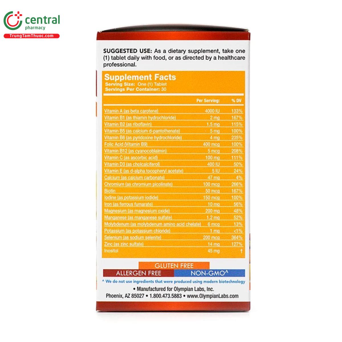 m4g multi vitamin for 50 5 C1024