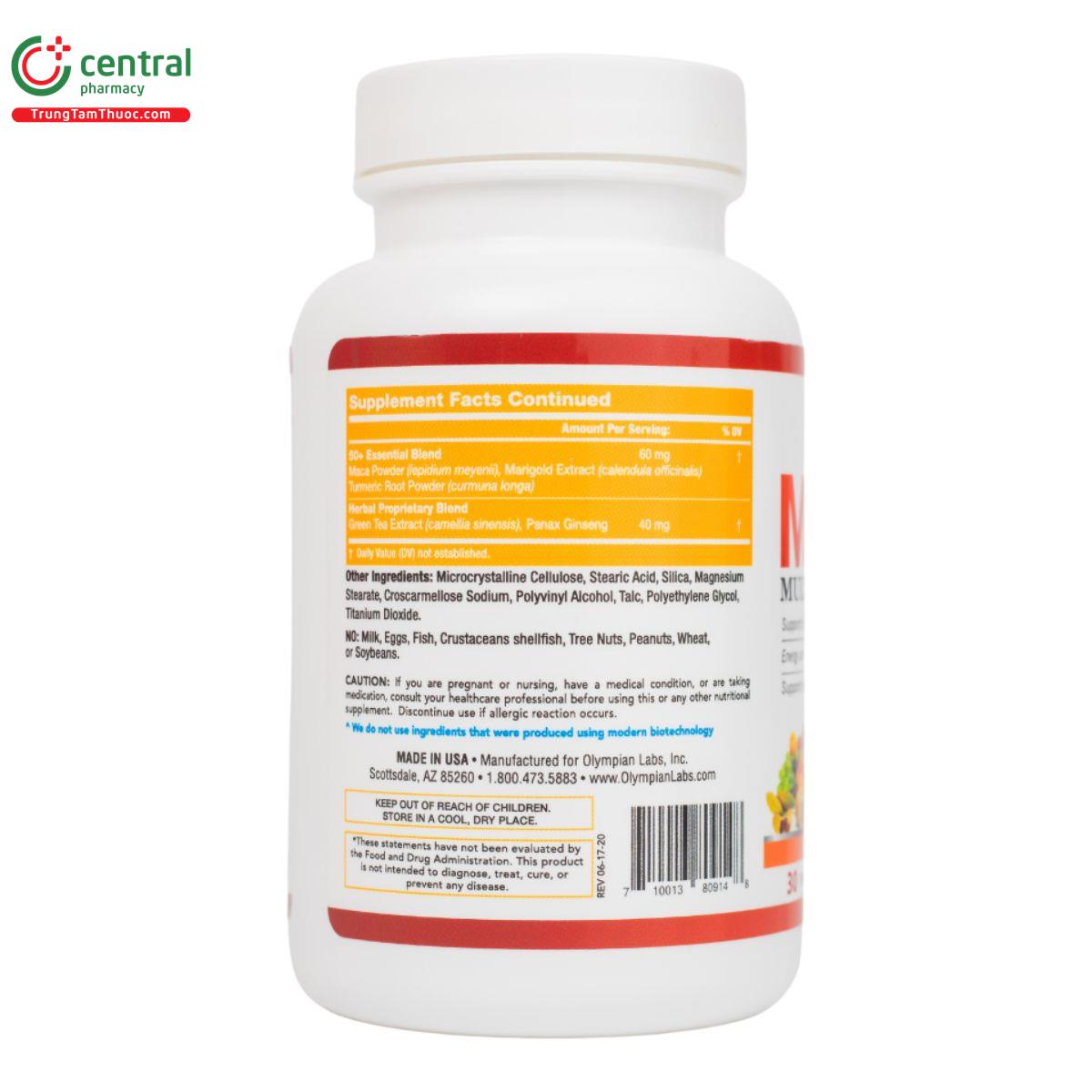 m4g multi vitamin for 50 7 V8156