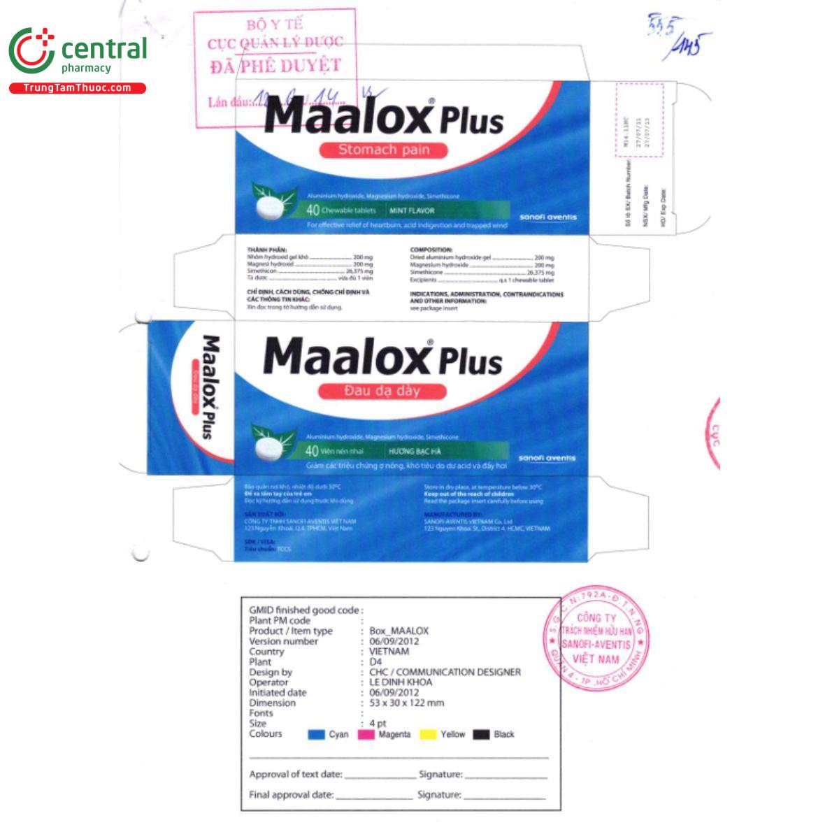 maalox plus 4 M5064 maalox plus 4 M5064