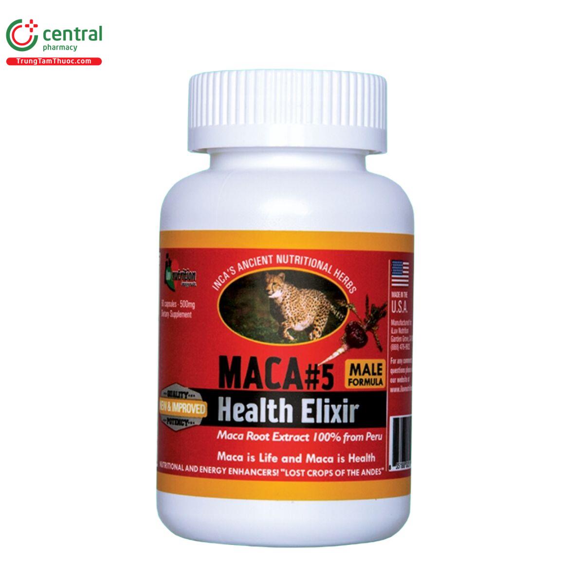 maca 5 health elixir 5 T7876