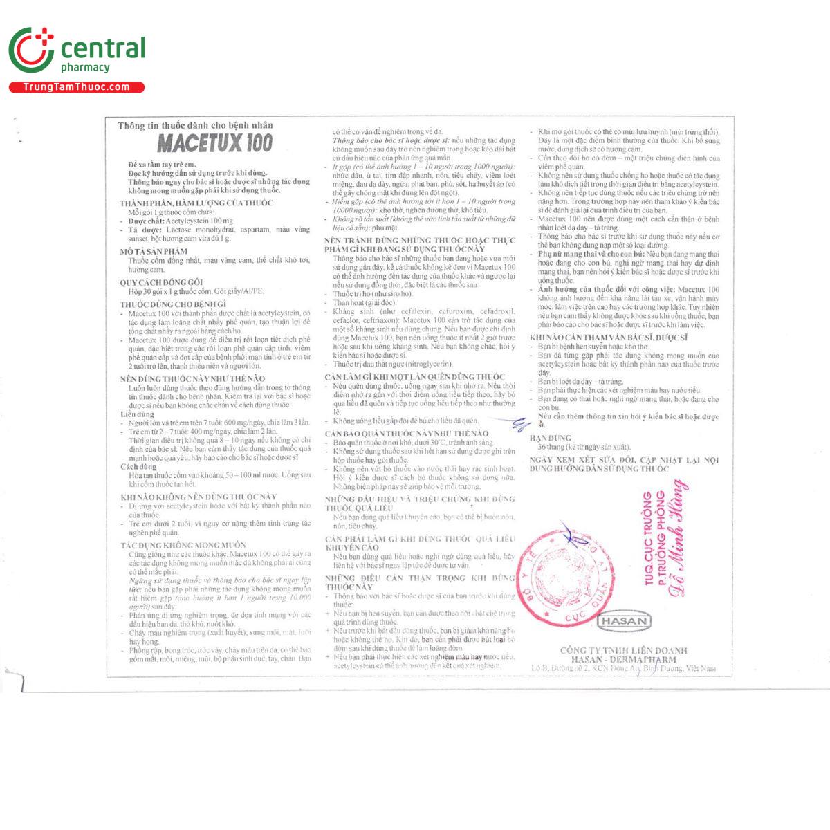 macetux 100 5 Q6472 macetux 100 5 Q6472