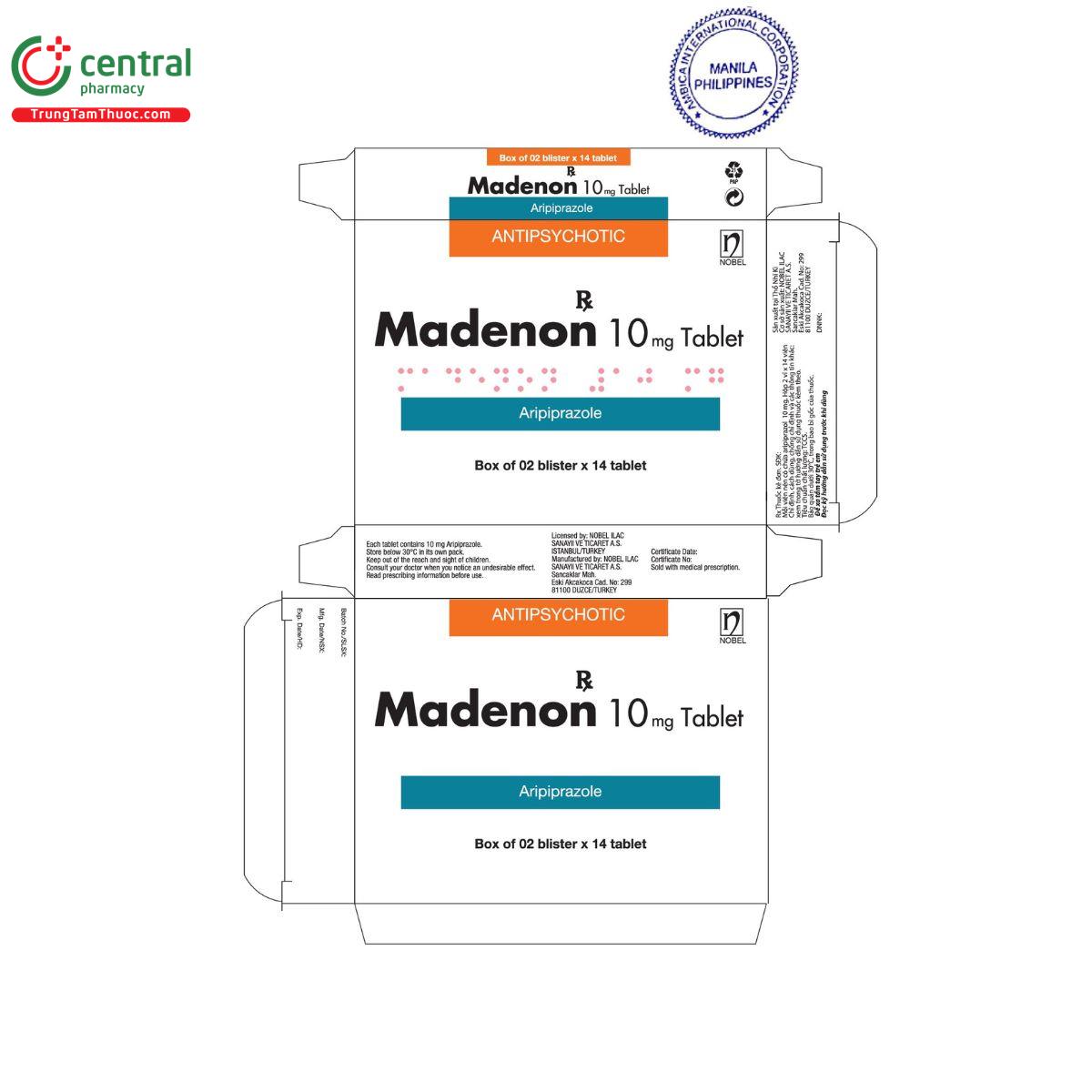 madenon 10mg tablet 2 N5233 madenon 10mg tablet 2 N5233