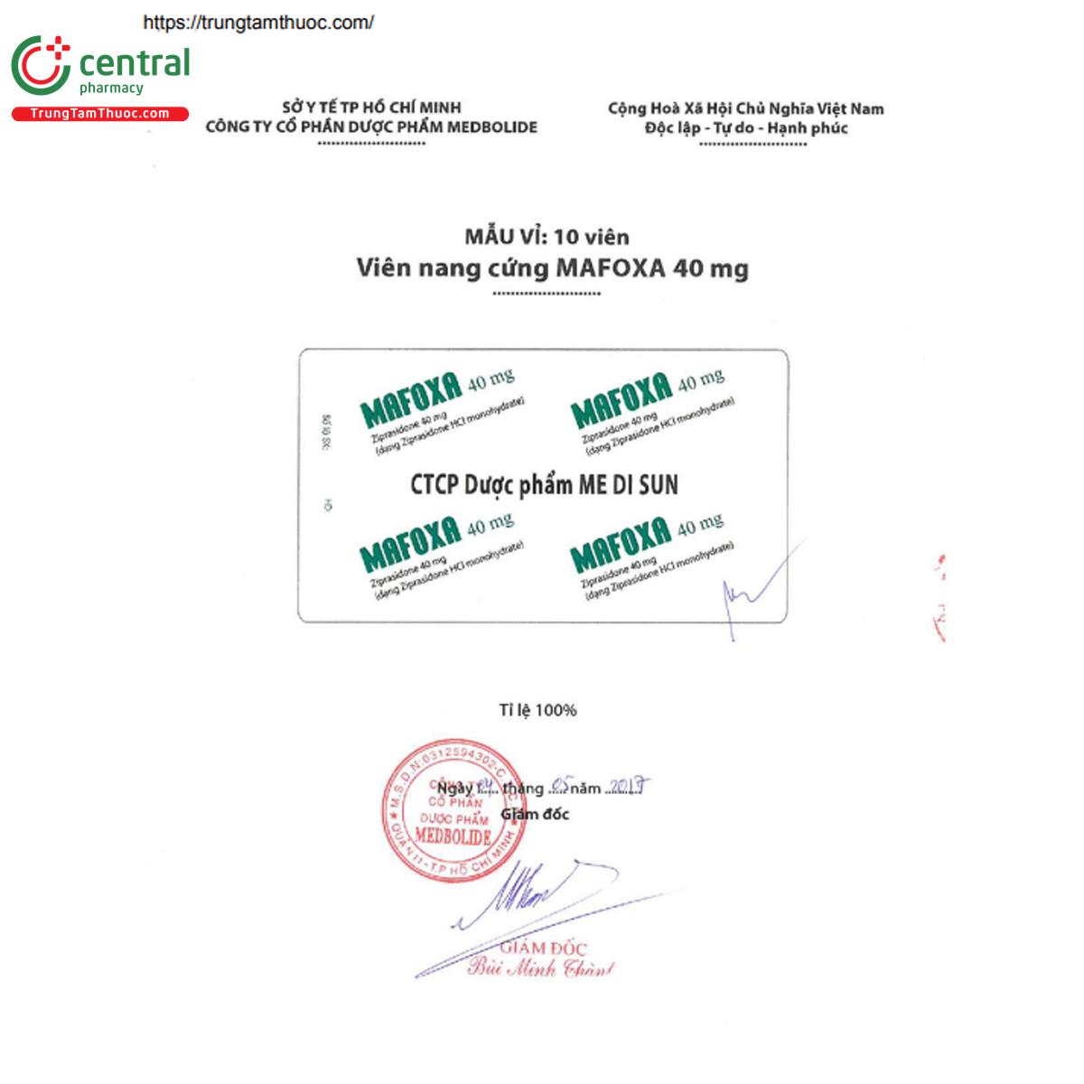 mafoxa 40mg 4 P6331