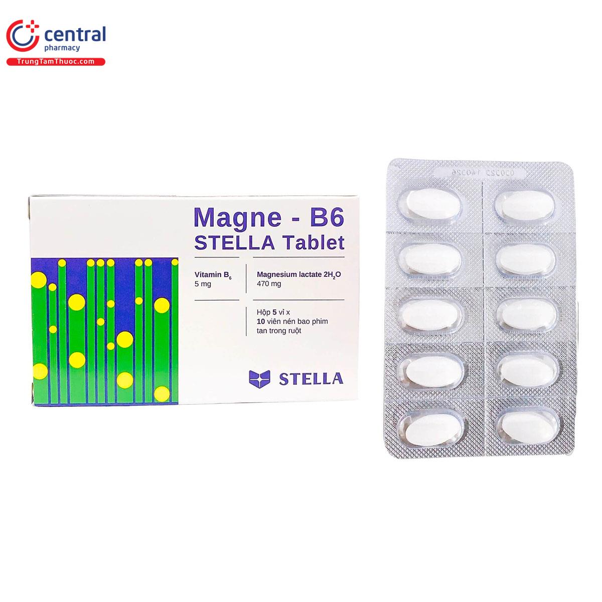 Thuốc Magne - B6 Stella Tablet điều trị hạ magnesium huyết