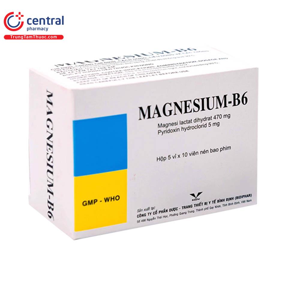 [chÍnh HÃng] Thuốc Magnesium B6 Bidiphar Bổ Sung Magnesi Cho Cơ Thể