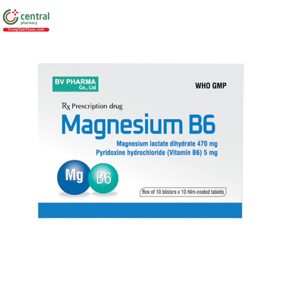magnesium b6 bv pharma 3 U8730