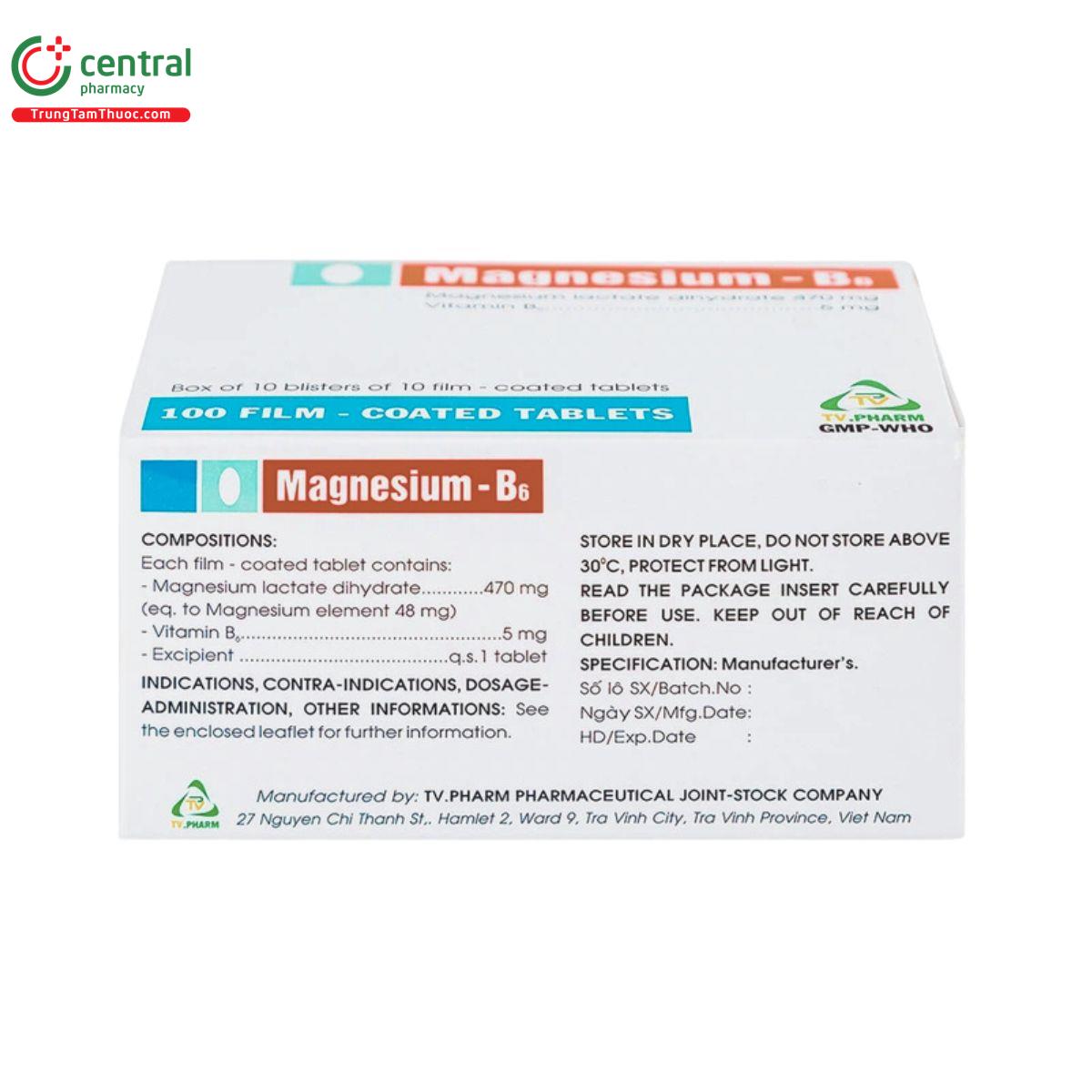 magnesium b6 tv pharm 6 H3737