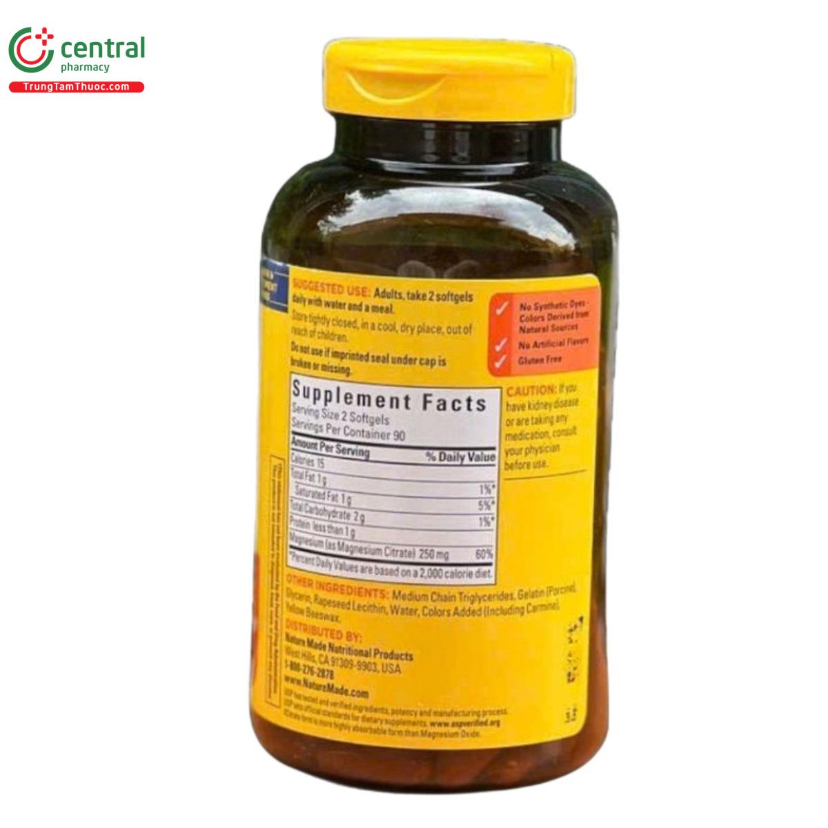 magnesium citrate 250mg nature made 2 F2202 magnesium citrate 250mg nature made 2 F2202