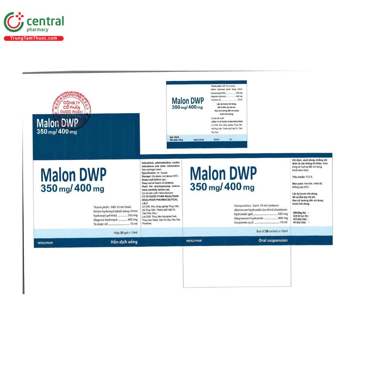 malon dwp 350mg 400mg 3 A0745
