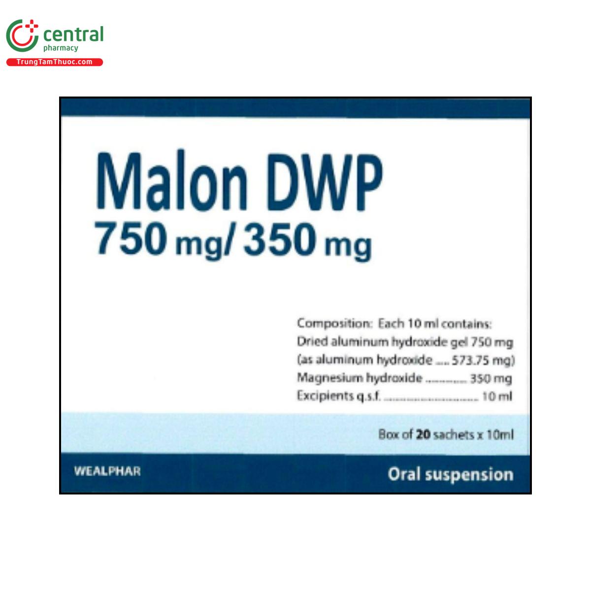 malon dwp 750 mg 350 mg 2 K4353