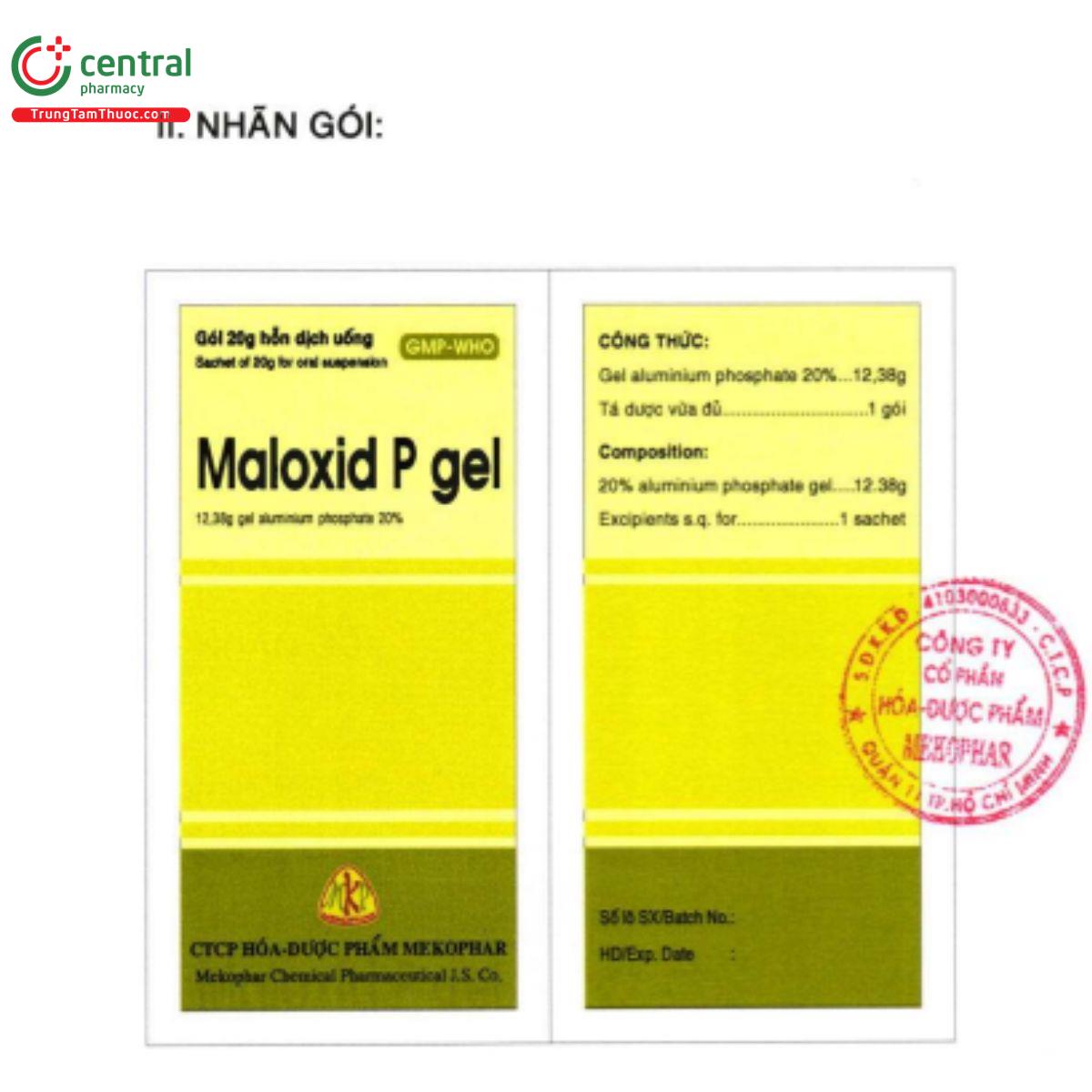 maloxid p gel 4 O5458