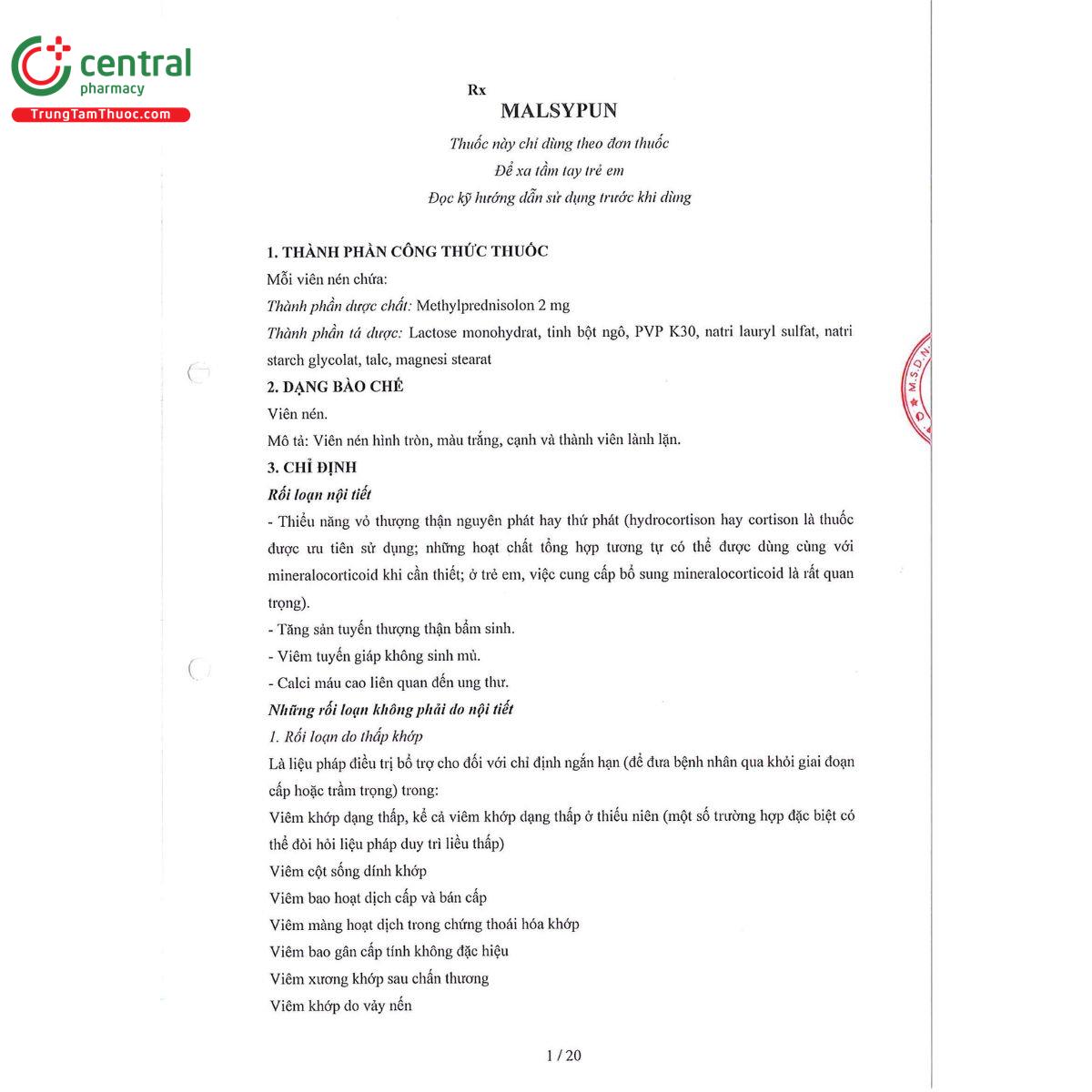 malsypun 2mg 3 U8053