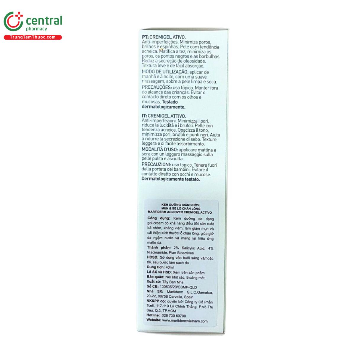 martiderm acniover cremigel activo 3 G2133 martiderm acniover cremigel activo 3 G2133