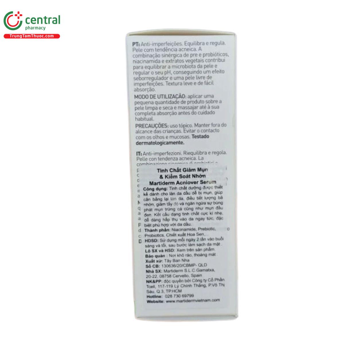 martiderm acniover serum 5 P6265 martiderm acniover serum 5 P6265