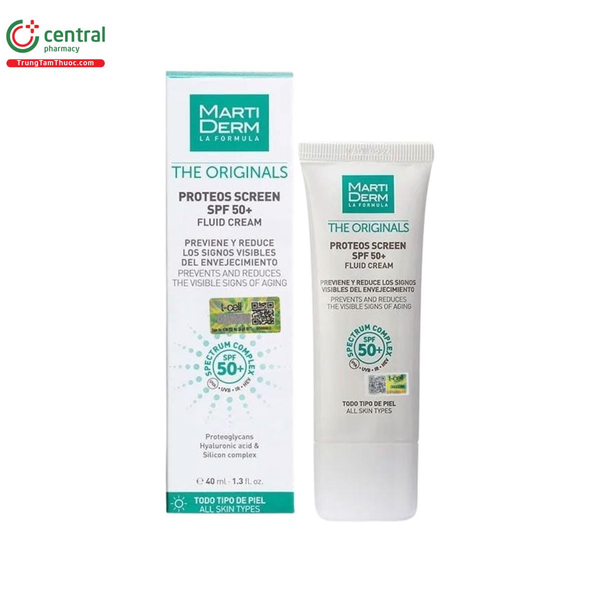 martiderm the originals proteos screen spf50 fluid cream 2 A0532 martiderm the originals proteos screen spf50 fluid cream 2 A0532