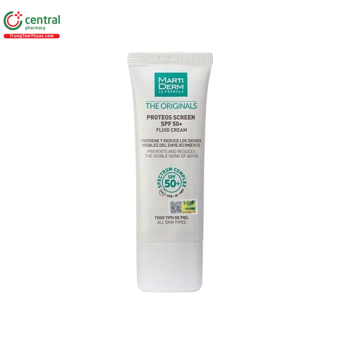 martiderm the originals proteos screen spf50 fluid cream 6 Q6060 martiderm the originals proteos screen spf50 fluid cream 6 Q6060