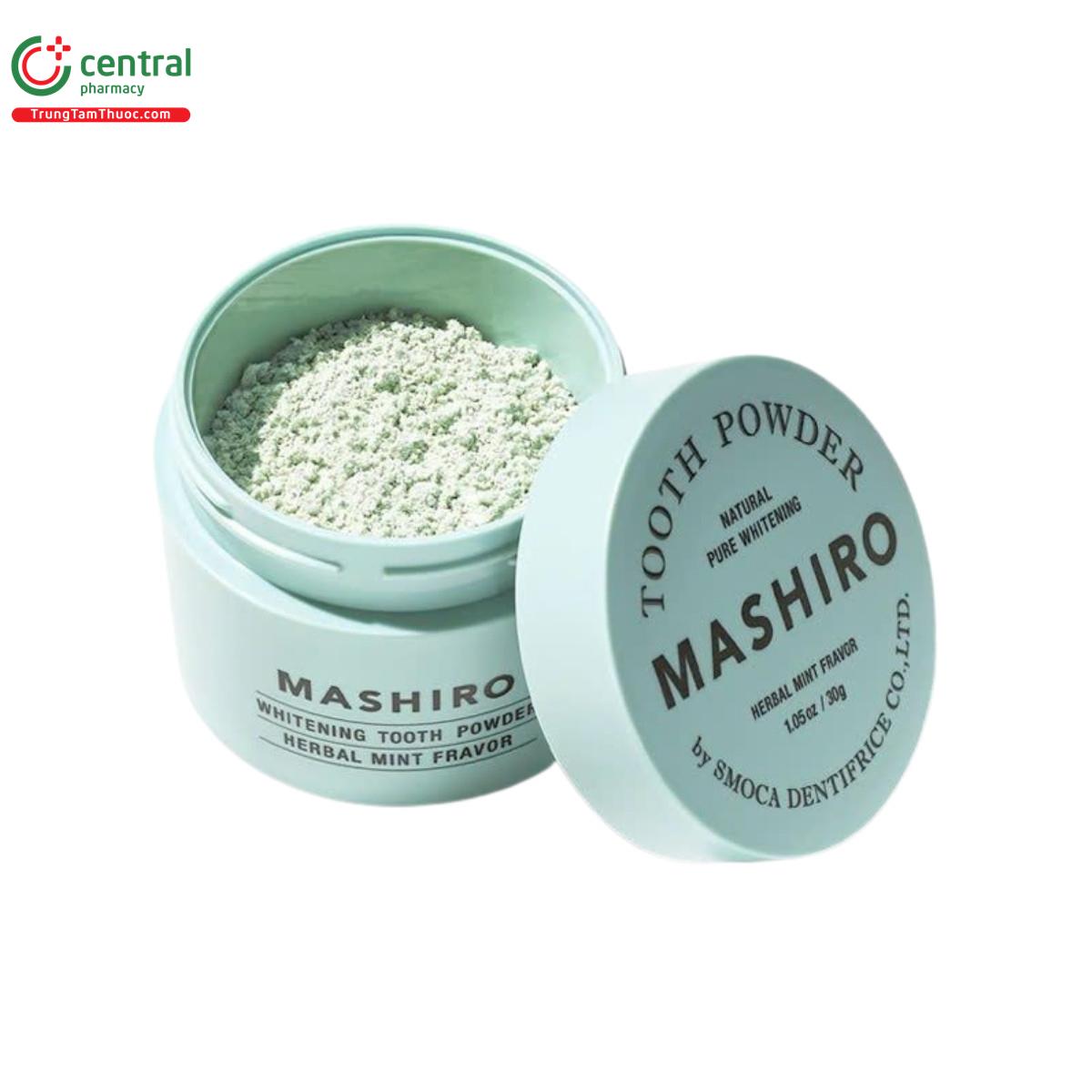 mashiro tooth powder herbal mint flavor 12 F2362